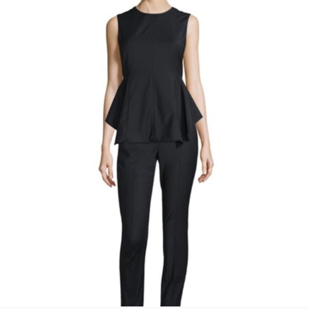 Theory Kalsing D Peplum Top Sz P (00-0) - Picture 4 of 8